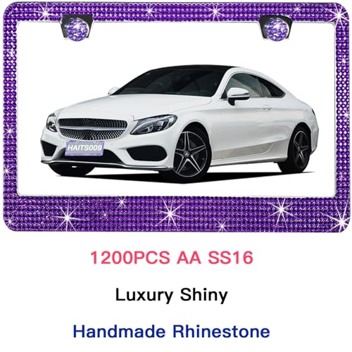 2 Pack License Plate Frames for Women