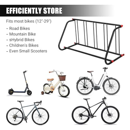 Commercial Grid Bike Rack for 5 Bikes