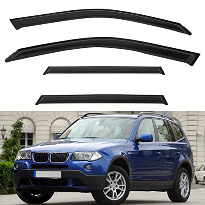 4pcs Window Visors Rain Guards for 2004 (4 Count)