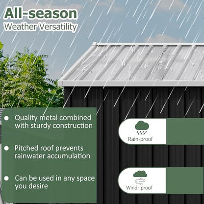 12x14 FT Outdoor Storage Shed