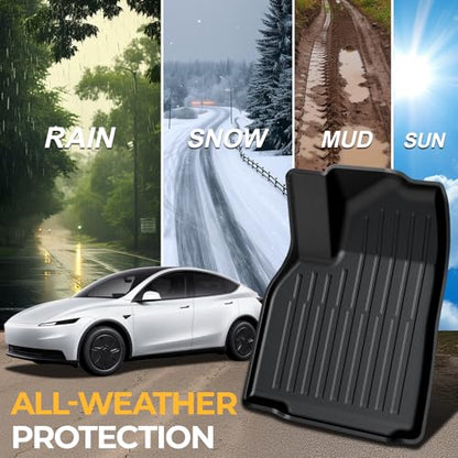 Floor Mats for 2025 2026 Tesla Model Y Standard Juniper (16.5 Count)