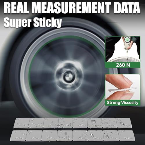 0.5 Oz Stick on Wheel Weights（144pcs (72 Ounce)