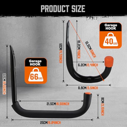 10 Pack Garage Hooks