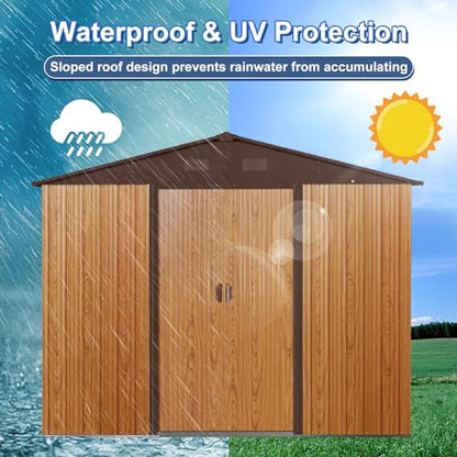 10x8 FT Outdoor Storage Shed