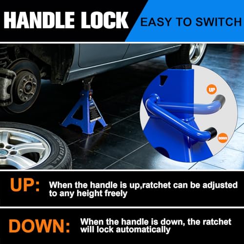 3 Ton Jack Stands Heavy Duty 6
