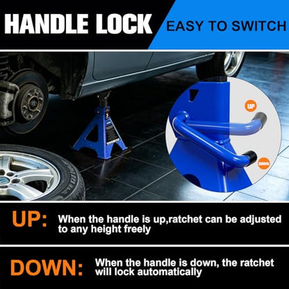 3 Ton Jack Stands Heavy Duty 6