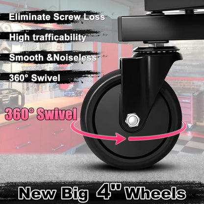 Rolling Stool with Wheels