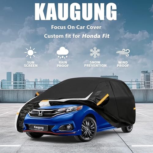 10 Layers Car Cover Custom Fit for Honda Fit 2001