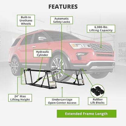 QuickJack 6000TLX Portable Car Lift with 6