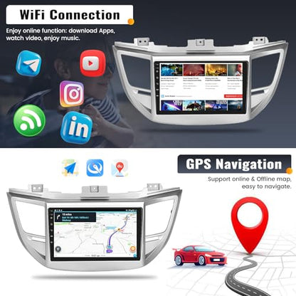 2G+64G 9 Inch Android Car Stereo for Hyundai Tucson 2015