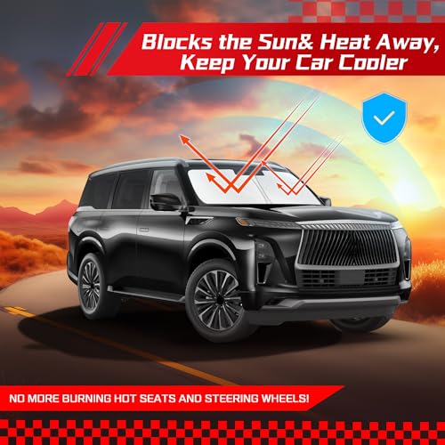 Windshield Sun Shade for Infiniti QX80 2025