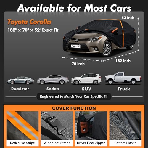 Toyota Corolla Sedan Cover Waterproof All
