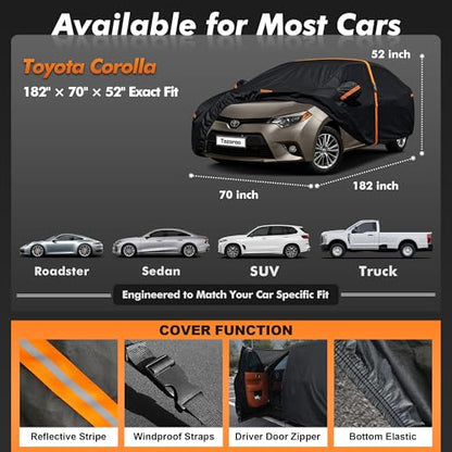 Toyota Corolla Sedan Cover Waterproof All