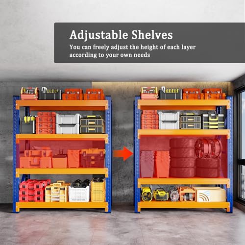 59" W Garage Storage Shelves