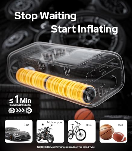 160PSI Tire Inflator Portable Air Compressor