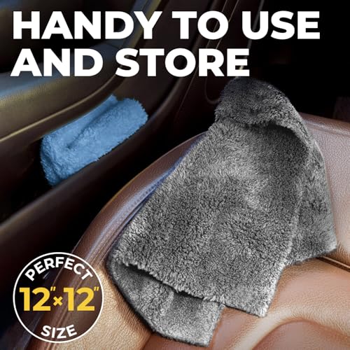 Edgeless Microfiber Car Towels (6 Count)