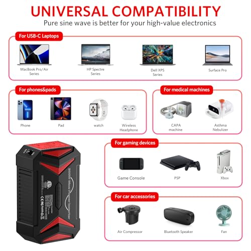 300W Pure Sine Wave Power Inverter