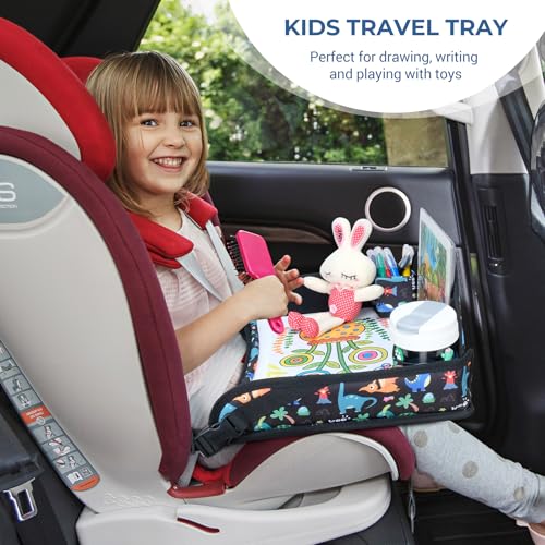 2PCS Kids Travel Tray for Toddler Car Seat (2 Count)