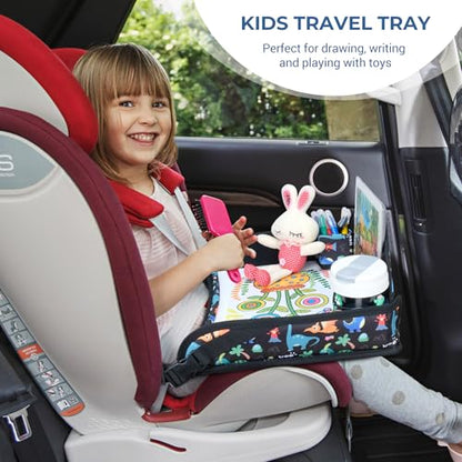 2PCS Kids Travel Tray for Toddler Car Seat (2 Count)