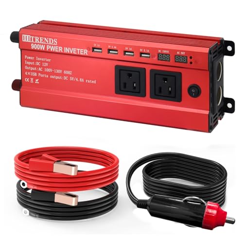 900W Car Power Inverter 12V to 110V