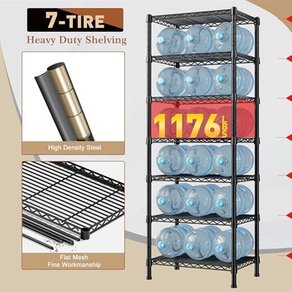 7 Tier Metal Shelving Unit