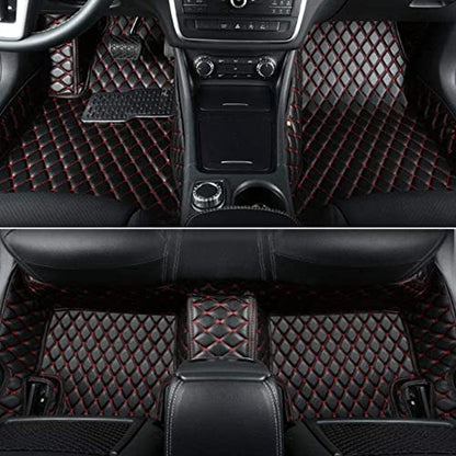 Custom All Weather Protection Luxury Leather Floor Mats for Cars SUVs Trucks According Anti