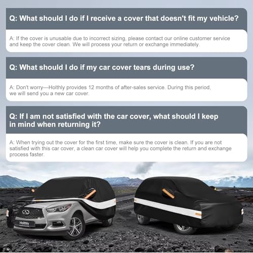 10 Layers SUV Car Cover Custom Fit for Infiniti QX60