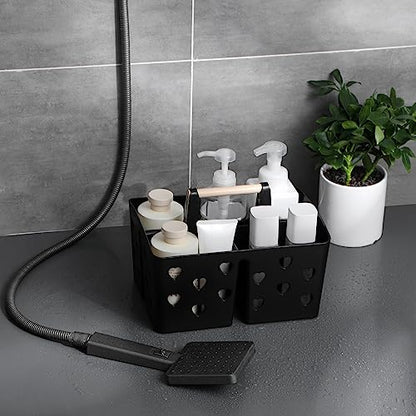 Portable Shower Caddy Plastic Shower Basket Organizer with Handle