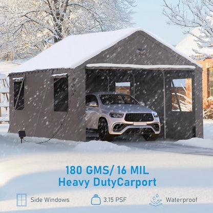 12x20 Heavy Duty Carport Canopy