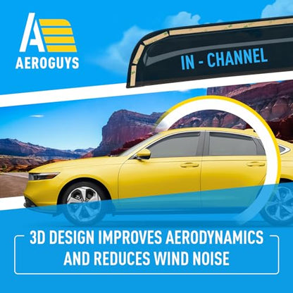 Extra Durable Window Deflectors in (4 Count)