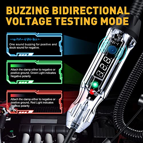 3 72V DC Buzzer Automotive Test Light