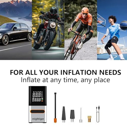 Tire Inflator Portable Air Compressor Cordless Automatic Air Pump