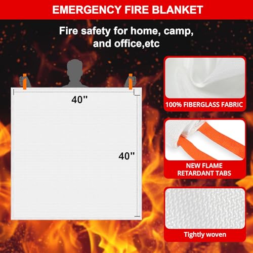Emergency Fire Blanket for Home and Kitchen
