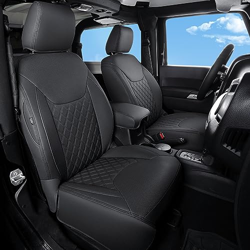 Wrangler JK Seat Covers Custom Fit for Jeep Wrangler (3 Count)