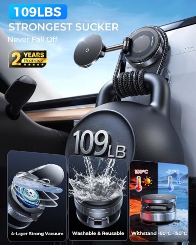 Upgraded】for iPhone Magsafe Car Mount Charger