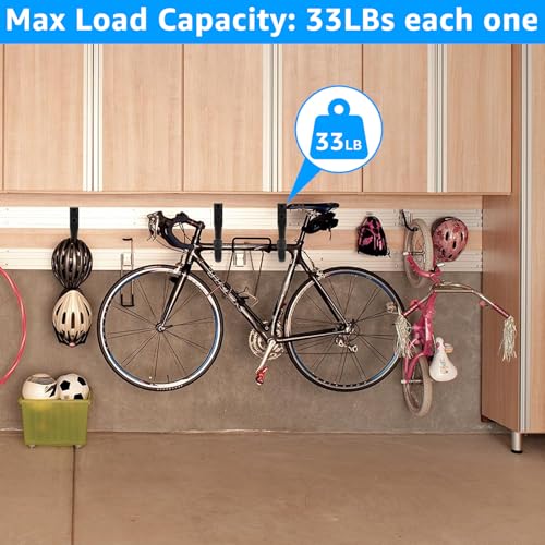 24 Pack Heavy Duty Garage Storage Utility Hooks 3.35" Kayak Wall Hangers Ladder Hooks for Garage (24 Count)