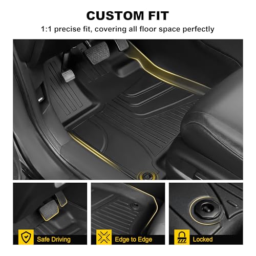 Floor Mats Fit for Honda Pilot 8 Seats 2016
