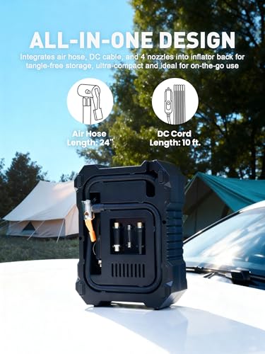 Portable Tire Inflator for Car