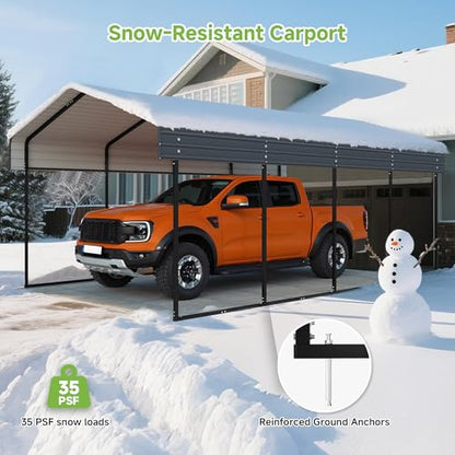 12'x20' Heavy Duty Metal Carport