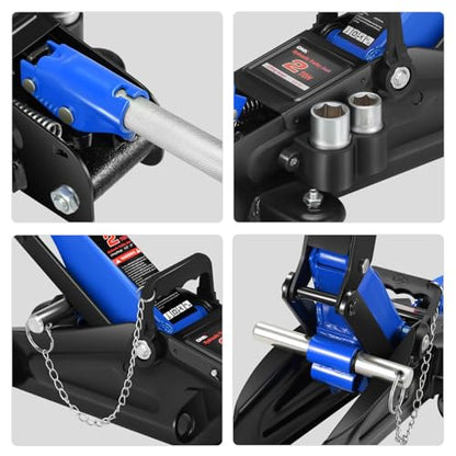 Floor Jack with Socket and Lock