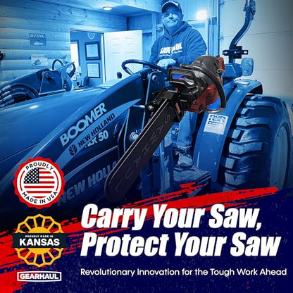 GearHaul SawHaul SnapLok Rotating Tractor Chainsaw Carrier