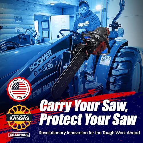 GearHaul SawHaul SnapLok Rotating Tractor Chainsaw Carrier