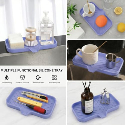 Silicone Soap Dish with Drain Spout