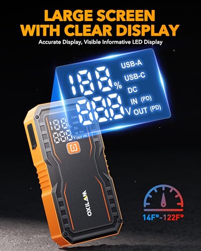 20000mAh Jump Starter for All Gas & Diesel Engines
