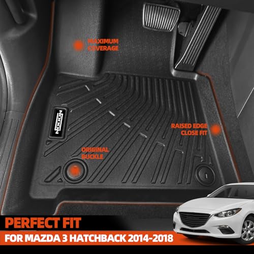 Custom Fit Floor Mats for Mazda 3 Hatchback 2014