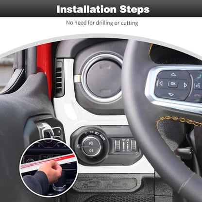 for JL Center Console Headlight Air Conditioning Control Panel & Co
