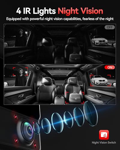 VP20 530° View 3 Channel Dash Cam