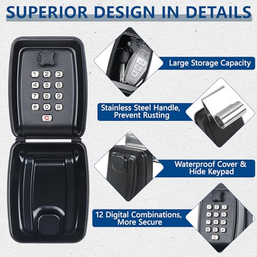 Car Window Punch Button Lock Box