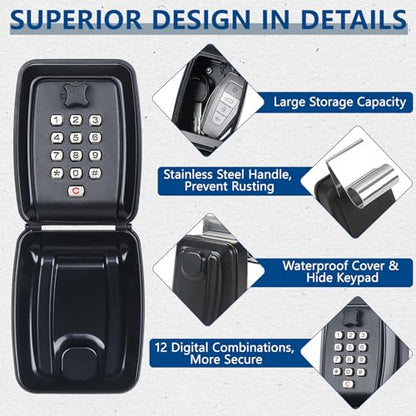 Car Window Punch Button Lock Box