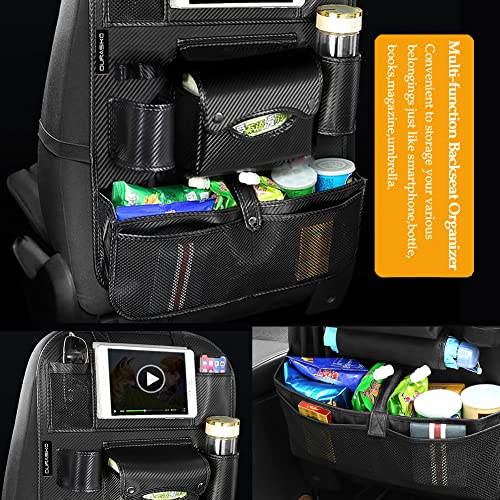 Car Backseat Organizer with Foldable Table Tray